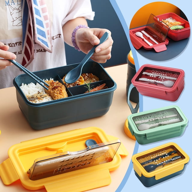 Vaidha Children's Lunch Box Water Cup Set Sealed Leak-Proof Compartment Lunch Box Lunch