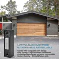thumbnail image 3 of 2pcs Universal Garage Door Opener Switch 41a4166 Lighted Wall Mounted Push Button Black Finish With, 3 of 3