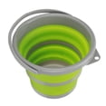 thumbnail image 3 of Collapsible Bucket, Silicone Plastic Material Green Design 2 Size Folding Collapsible Bucket  For Camping Green Small, 3 of 8