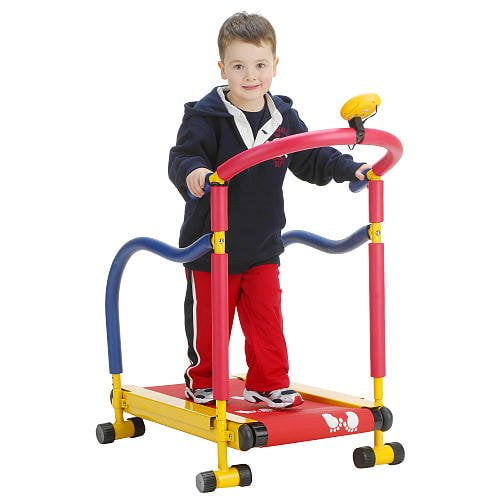 Redmon Fun & Fitness for Kids Manual Treadmill with Timer and Monitor, Home Gym Equipment