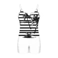 thumbnail image 3 of Women's Casual Vest Tops Long Sleeve Split Front Solid Color Swimsuit Cover Up, 3 of 7