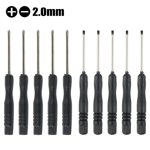 BTOER 10pcs Precision Small Screwdriver Set Cross Slotted Screwdriver Screw Driver Kit For Phone Tablet Disassemble Repair Hand Tool