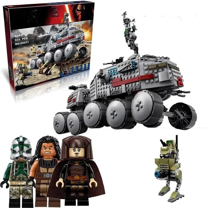 Turbo Tank Compatible with 75151 Scene Building Block Props Model Moc DIY Puzzle Children‘s Assembled Collect Toys Birthday Gift