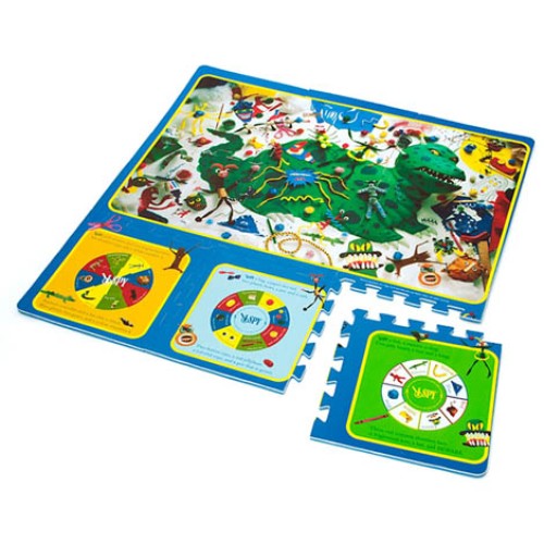 690067 - Tapis de Jeu Casse-Tête Visages de Monstres Recherche et Recherche