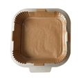 thumbnail image 1 of Doublure en Papier Jetable - Insert Carré Antiadhésif, Résistant à l'Huile, Cuisson Pâtisserie, 1 of 5