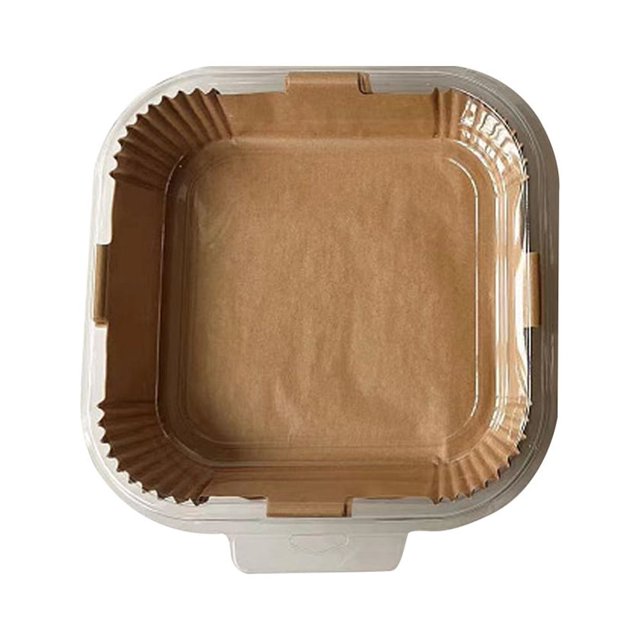 Doublure en Papier Jetable - Insert Carré Antiadhésif, Résistant à l'Huile, Cuisson Pâtisserie