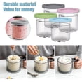 thumbnail image 3 of Ice Cream Pints Containers, Replacement For Ninja Creami Pints And Lids, Compatible With Nc300, Nc301,cn305a, Nc299am Series-week, 3 of 4
