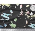 thumbnail image 2 of Soimoi Modal Satin Fabric Paisley Panel Print Fabric by The Yard 42 Inch Wide, 2 of 3