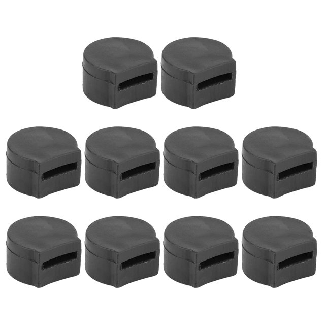 Sax Finger Cushion,10pcs Black Rubber Sax Saxophone Finger Cover Saxophone Finger Pad Multi-Functional