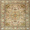 thumbnail image 1 of Ahgly Company Tapis d'Intérieur Traditionnel Brun Clair, 9' Carré, 1 of 6