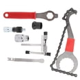 thumbnail image 1 of Ensemble d'Outils pour Roue à Chaîne, 7 Pcs Outil Multifonctionnel de Retrait de Pignon en Acier pour Réparation de Roue à Chaîne pour Vélos de Montagne, Vélos de Route, Etc., 1 of 8
