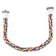 thumbnail image 3 of TOPINCN Parrot Standing Perch,Bird Standing Perch,Bird Parrot Colorful Cotton Rope Standing Perch Bird Bungee Toy, 3 of 5