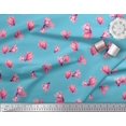 thumbnail image 2 of Soimoi Polyester Crepe Fabric Magnolia Floral Print Fabric by The Yard 42 Inch Wide, 2 of 3