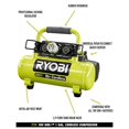 thumbnail image 2 of Ryobi Compresseur d'Air Portable Sans Fil 18 Volts ONE+ 1 Gal (Outil Seulement), 2 of 5