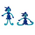 thumbnail image 1 of Octo-mommy Long Legs Plush Toy Cartoon Blue Character Doll Collection Gift Decoration Room Sofa, 1 of 5