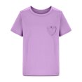 thumbnail image 1 of RXIRUCGD 2025 Vêtements d'Été pour Enfants Nouveaux T-Shirts d'Été pour Enfants Manches Raglan Manches Courtes T-Shirt Graphique Col Rond T-Shirt Filles Haut Décontracté, 1 of 5
