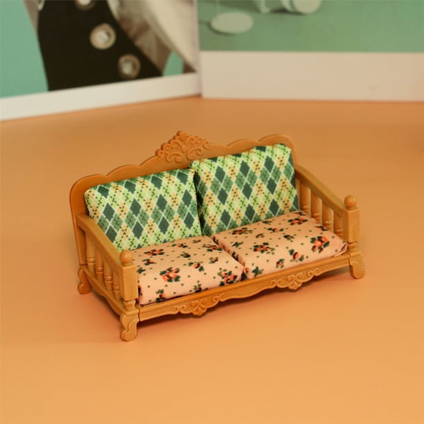 OLL® accessoires de canapé de maison de poupée Canapé Miniature 1/12 OLL® accessoires de canapé de maison de poupée Canapé Miniature 1/12
