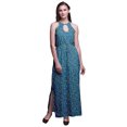 thumbnail image 1 of Bimba Robe Maxi Décontractée Longue à Fentes Latérales pour Femmes Imprimée pour Fête-Moyenne, 1 of 6