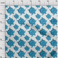 thumbnail image 2 of oneOone Rayon Iris Blue Fabric Nautical Sewing Craft Projects Fabric Prints By Yard 56 Inch Wide, 2 of 4
