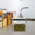 thumbnail image 3 of Contenants de Préparation des Aliments en Verre Carrés Transparents Ensemble de Contenants pour Buffet de Bonbons Contenants de Préparation de Repas 3 Compartiments Rangement Clair pour Garde-Manger Contenants pour Portions Contenants de Préparation de Repas Réutilisables en Verre, 3 of 3