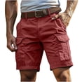 thumbnail image 3 of LIBRCLO Shorts Cargo pour Hommes avec Multiples Poches, Légers, Décontractés, de Plein Air, de Travail, pour la Randonnée et le Golf, 3 of 6