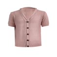 thumbnail image 2 of Men‘s Casual Short Sleeve Button Shirts with Lapel Collar for Summer, 2 of 8