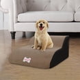 thumbnail image 4 of GROWTH TANK Pet Cat Stairs Dog Ramp Steps Portable Puppy Climbing Ladder Anti Slip Ramps Camel, 4 of 9