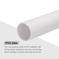 thumbnail image 4 of Unique Bargains Rigid Round Pipe 1.42" ID 1.57"OD 7.87" Length White High Impact for Water Pipe Crafts Cable Sleeves, 4 of 6