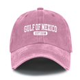 thumbnail image 4 of GDREDA Summer Baseball Caps Vintage Print Washed Cap For Men And Women Adjustable Unisex Baseball Hat，Pink, 4 of 4