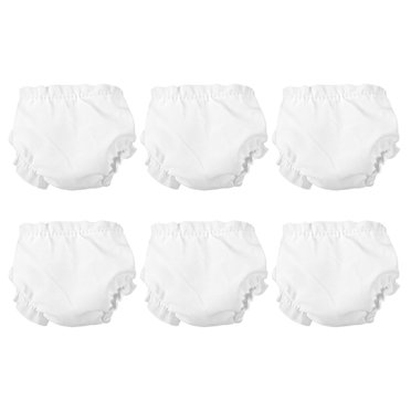 SHISUYAN 6 pcs Miniature Doll Underwear Adjustable Doll Underpants Flexible Doll Underwear