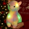 thumbnail image 4 of YANGHONGY Colorful Color Changing Glowing Alpacas and Rabbits Stuffed Dolls Color Lovely Stuffed Toy for Boy And Girl Holiday Gift Birthday Gift, 4 of 7