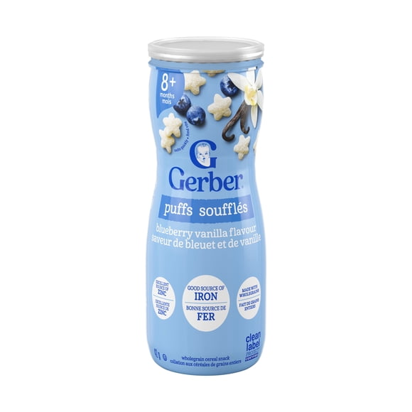 GERBER Puffs Blueberry Vanilla Baby Snacks