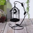 thumbnail image 4 of Modern Iron Candle Holder, Hollow Out Cage Design, Durable, for Home Decoration, 4 of 8