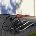 thumbnail image 2 of HOMCOM Rampe Portative pour Fauteuil Roulant de 4 Pieds en Aluminium Seuil Mobilité Pli Simple, 2 of 10