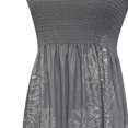 thumbnail image 3 of Pisexur Robes d'Été pour Femmes, Couvre-Maillots de Plage, Sans Bretelles, Boho, à Imprimé Floral, Robe Soleil, 3 of 5