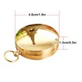 thumbnail image 3 of Boussole Extérieure Multifonction avec Montre de Poche Lumineuse Type Cuivre Pur à Clapet 2 ml, 3 of 8