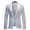 Style1-White jackets for men, variant on Mceream Men's One Button Sequin Dress Suit Jacket Party Festival Tuxedo Sport Coat- formal & Semi formal Prom Clothes Plus Size Outwear Chamarras Para Hombre De Trabajo Beige S