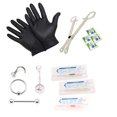 thumbnail image 1 of Piercing Kit for Belly Tongue Ear Eyebrow Nipple Lip Nose and Body 13 Pieces, 1 of 4