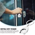 thumbnail image 3 of 2pcs Trolley Coin Holder Keychains Ornament Metal Keyring Coin Holder Supermarket Shopping Cart Chip Key Chain Pendant, 3 of 8