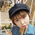 thumbnail image 3 of pitrice Fashionable Corduroy Womens Hat Warm And Comfortable For Autumn And Winter Multi Color Selection milky white, 3 of 6