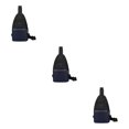 thumbnail image 4 of Baohd Hands-Free Chest Bag For Men Soft Polyster Outdoor Expeditions Easy To Carry blue 3Set, 4 of 6