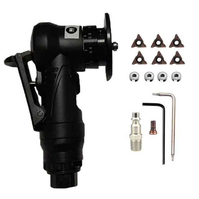 Labymos Pneumatic Chamfering Machine Carpenter Chamfering Tool Portable Handheld Grinder Metal Wood Acrylic Deburring Beveling