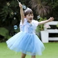 thumbnail image 4 of Robe Princess Cendrillon Bleue pour Tout-Petites Filles Costume d'Halloween Déguisement, 4 of 6
