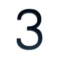 thumbnail image 1 of 142Mm Floating Exterior House Numbers Modern Number Signs On The Door Large, 1 of 5