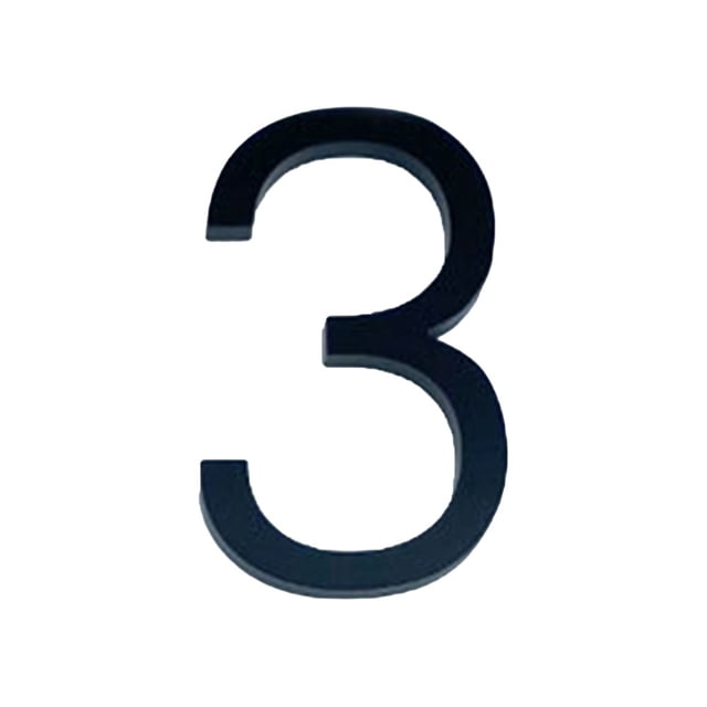 142Mm Floating Exterior House Numbers Modern Number Signs On The Door Large