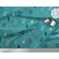 thumbnail image 2 of Soimoi Polyester Crepe Fabric Ghost,Skull & Witch Halloween Print Fabric by Yard 42 Inch Wide, 2 of 3