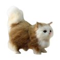 thumbnail image 3 of Simulation Plush Cat Dolls Decor Party Favor Birthday Gift Educational Toy for Baby , Yellow, 3 of 8