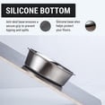 thumbnail image 3 of Silicone Stainless Steel Pet Dog Bowl Water Basin Anti-Slip Bottom Large Capacity, 3 of 5