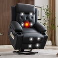 thumbnail image 1 of Bingirl Black Power Recliner Chair with Power Headrest and USB Charging Ports, 1 of 9
