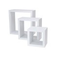 thumbnail image 1 of Ens. étagères hometrends cubes muraux en noir, 1 of 2